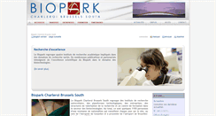 Desktop Screenshot of biopark.be